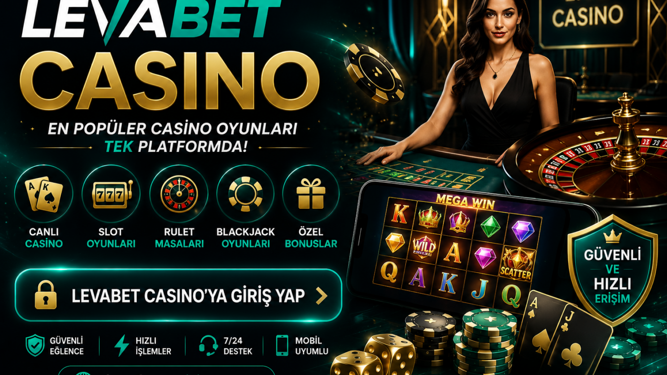 Levabet casino servisi çok iyi altyapılarla çalışıyor. Müşteriler için yeni firmaları ve oyunları bünyesine katmayı unutmuyor.